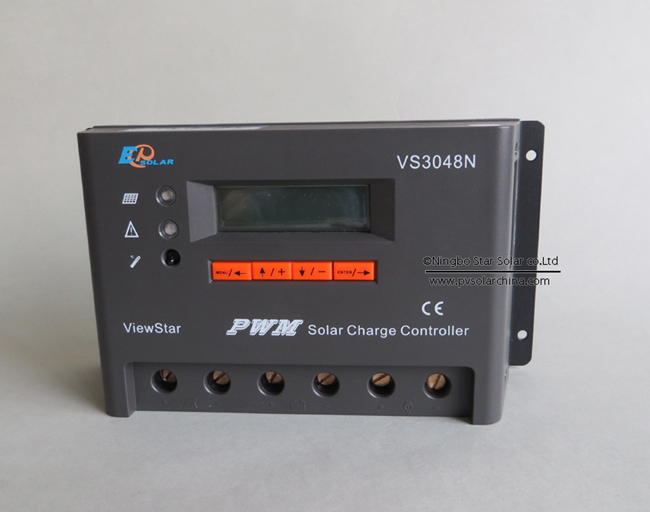 VS3048N 30A 48V LCD ViewStar Solar Charge Controller